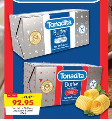 Tonadita Salted/Unsalted Butter 227g