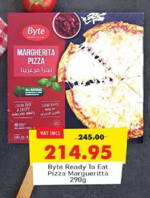 Byte Ready to Eat Pizza Margueritta 290g