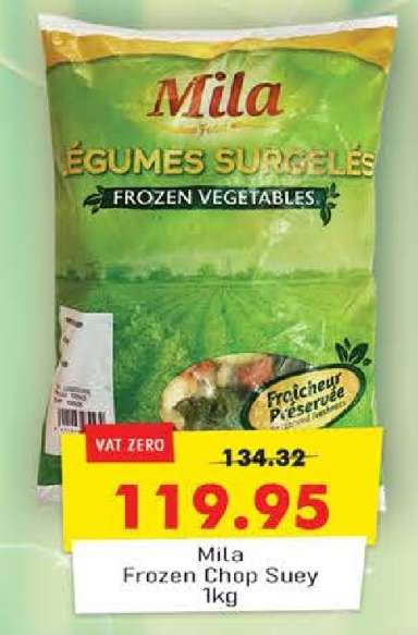 Mila Frozen Chop Suey 1kg