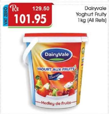 Dairyvale Yoghurt Fruity 1kg (All Refs)