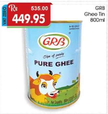 GRB Ghee Tin 800ml
