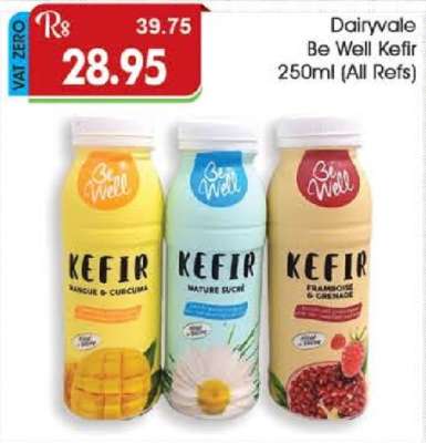 Dairyvale BE Well Kefir 250ml (All Refs)