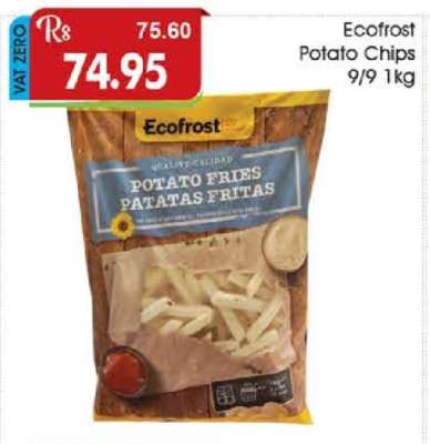 Ecofrost Potato Chips 9/9 1kg