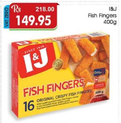 I&J FISH FINGERS 400G