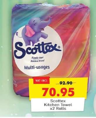 Scottex Kitchen Towel x2 Rolls