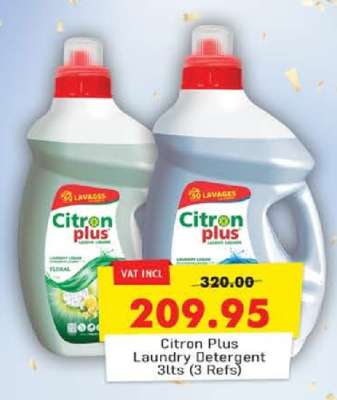 Citron Plus Laundry Detergent