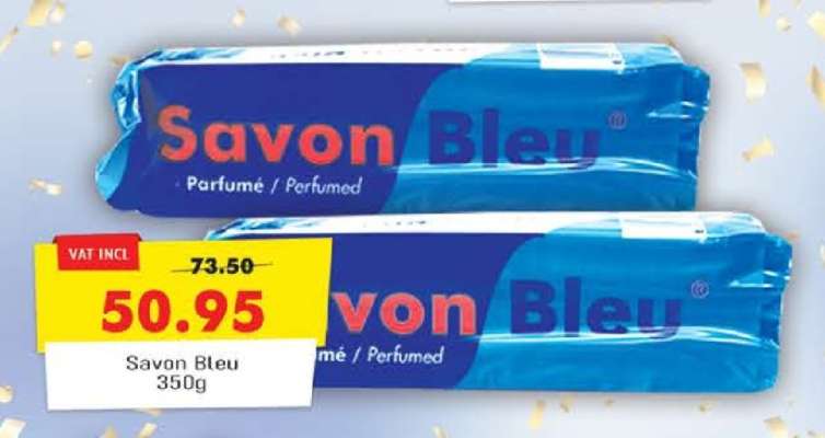 Savon bleu