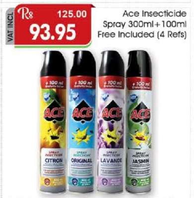 Ace Insecticide Spray 300ml + 100ml
