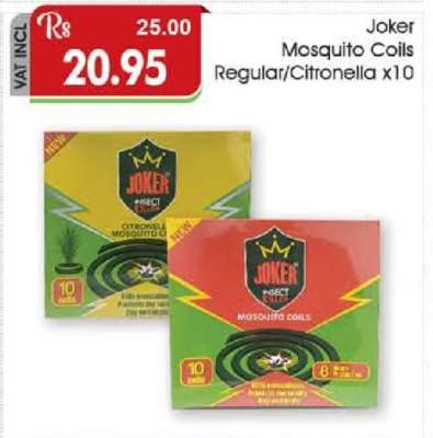 Joker Mosquito Coils Regular/Citronella x10