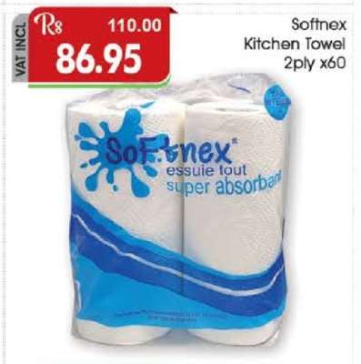 Softnex Kitchen Towel 2Ply x60