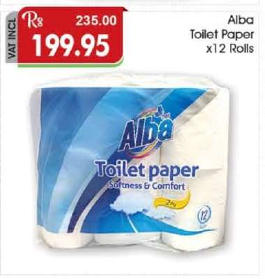 Alba Toilet Paper x12 Rolls