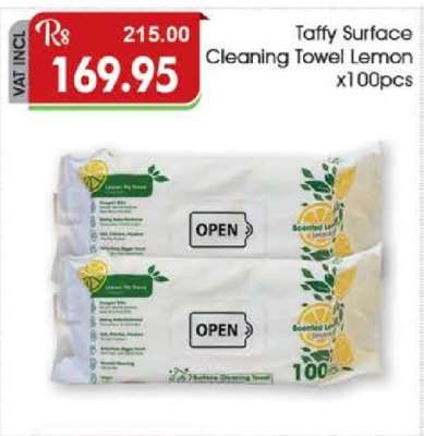Taffy Surface Cleaning Towel Lemon x100pcs