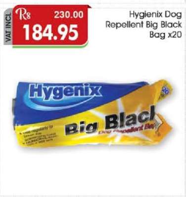 Hygenix Dog Repellent Big Black Bag x20