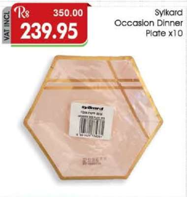 Sylkard Occasion Dinner Plate x10