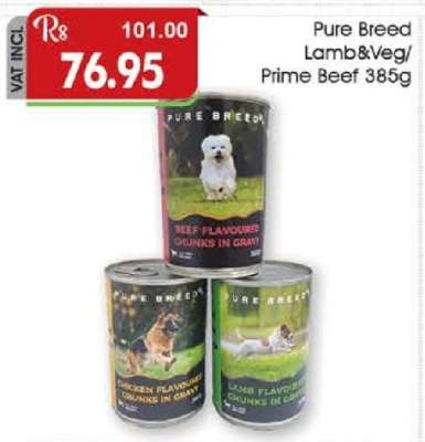 Pure Breed Lamb & Veg/ Prime Beef 385g