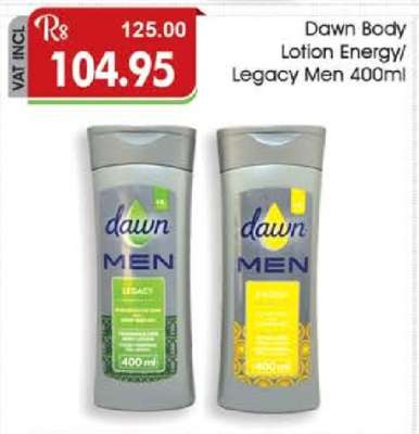 Dawn Body Lotion Energy/Legacy Men 400ml