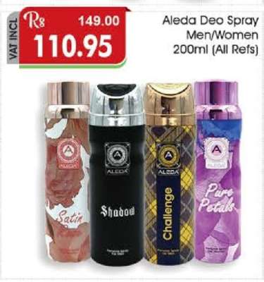Aleda Deo Spray Men/Women