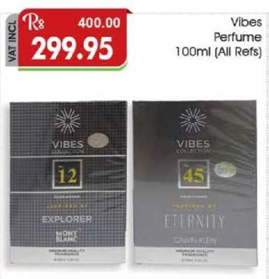 Vibes Perfume 100ml (All Refs)