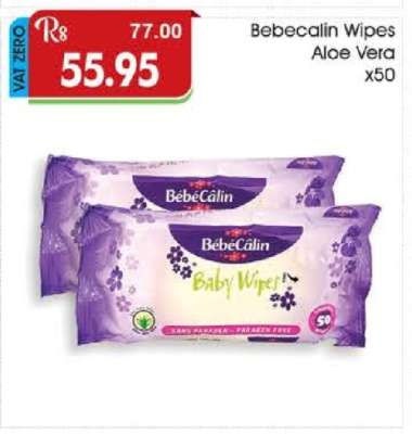 Bebecalin Wipes Aloe Vera x50