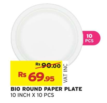 BIO ROUND PAPER PLATE