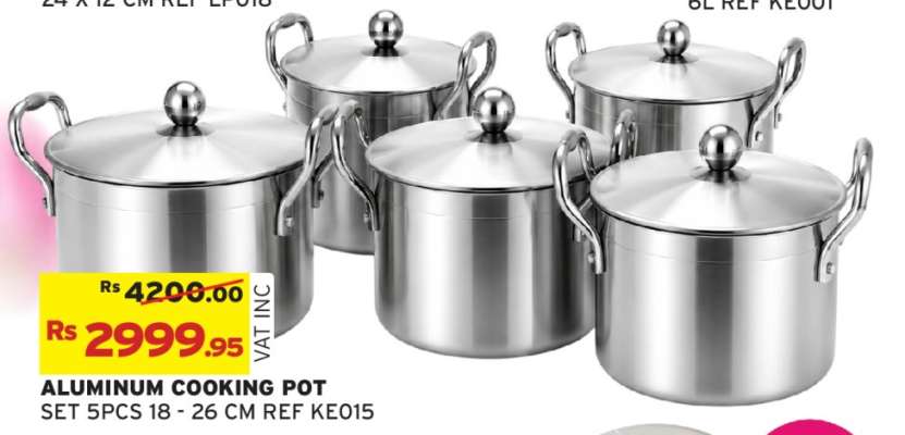 ALUMINUM COOKING POT