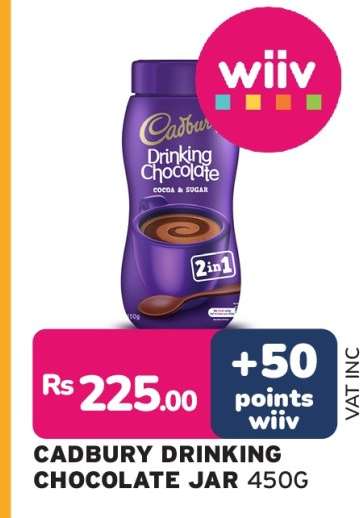 CADBURY DRINKING CHOCOLATE JAR