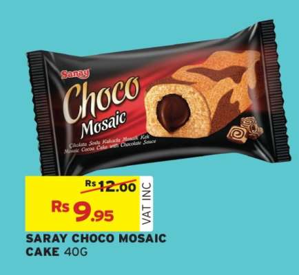 SARAY CHOCO MOSAIC CAKE 40G