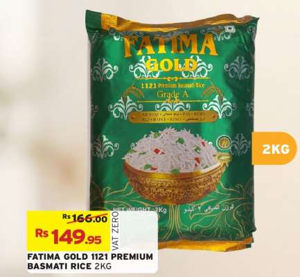 FATIMA GOLD 1121 PREMIUM BASMATI RICE 2KG