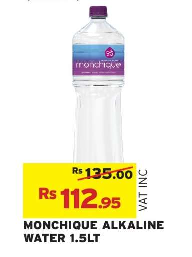 Monchique Alkaline Water 1.5LT