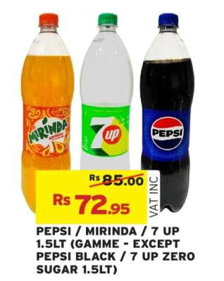 PEPSI / MIRINDA / 7 UP 1.5LT
