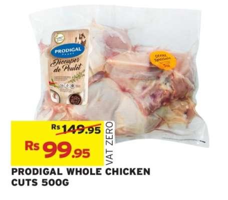 PRODIGAL WHOLE CHICKEN CUTS 500G