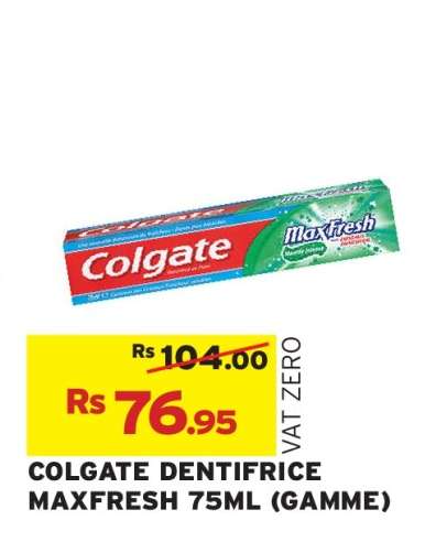 COLGATE DENTIFRICE MAXFRESH 75ML (GAMME)