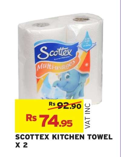SCOTTEX KITCHEN TOWEL X 2