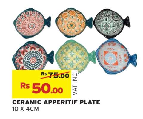 CERAMIC APPERITIF PLATE
