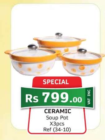 CERAMIC SOUP POT