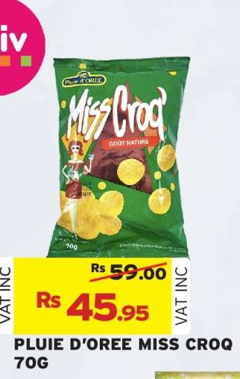 PLUIE D'OREE MISS CROQ