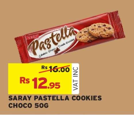 SARAY PASTELLA COOKIES CHOCO 50G