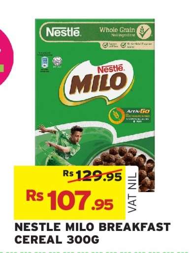 NESTLE MILO BREAKFAST CEREAL 300G
