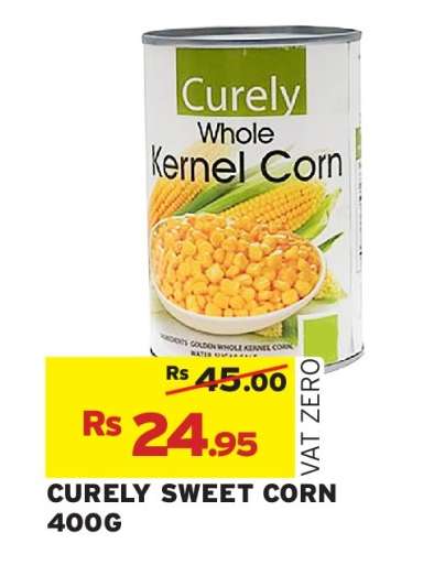 CURELY SWEET CORN 400G