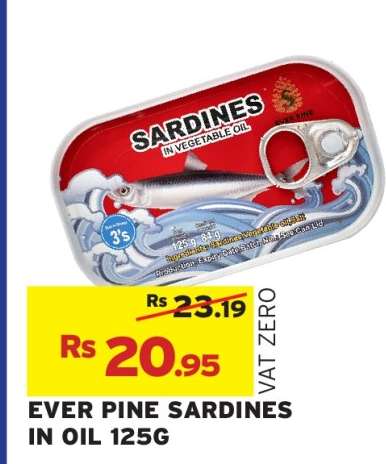 EVER PINE SARDINES IN OIL 125G