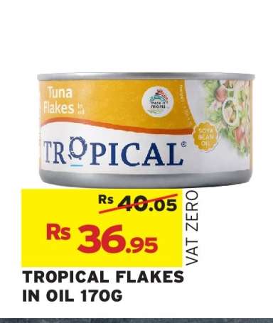 Tropical Flakes in Oil 170g