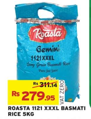 ROASTA 1121 XXXL BASMATI RICE 5KG