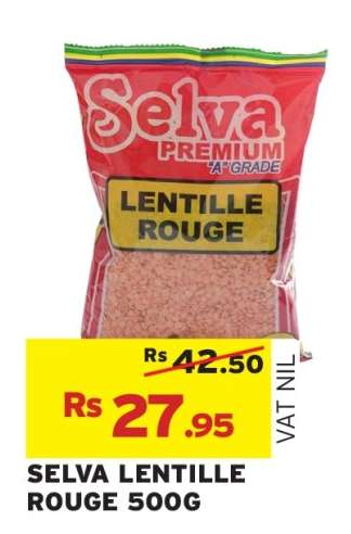 SELVA LENTILLE ROUGE 500G