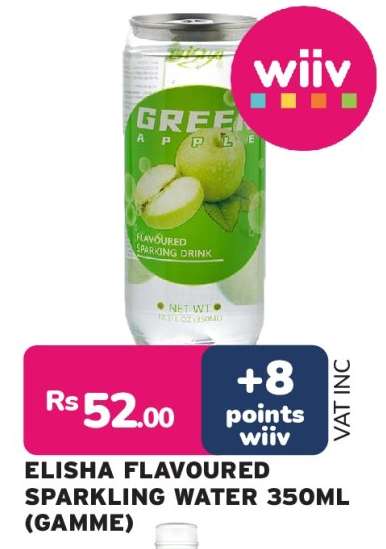 ELISHA FLAVOURED SPARKLING WATER 350ML (GAMME)
