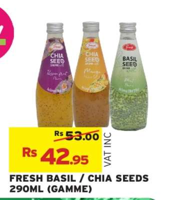 FRESH BASIL/CHIA SEEDS 290ML (GAMME)
