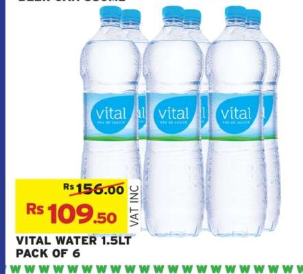 VITAL WATER 1.5LT PACK OF 6