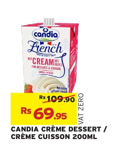 CANDIA CREME DESSERT / CREME CUISSON 200ML