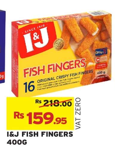 I&J FISH FINGERS 400G