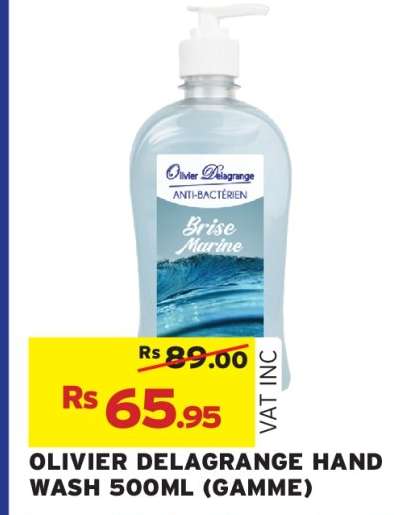 OLIVIER DELAGRANGE HAND WASH 500ML (GAMME)