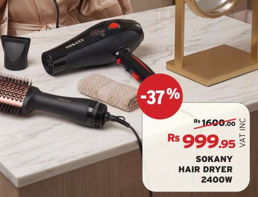 SOKANY HAIR DRYER 2400W